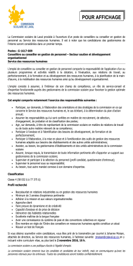 POUR AFFICHAGE