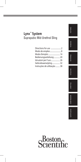 Lynx&trade; System - Boston Scientific