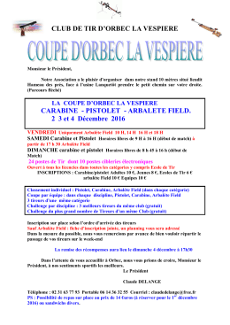annonce - Ligue de Normandie de tir