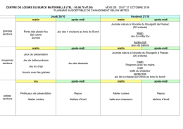 PLANNING VAC OCTOBRE 2016