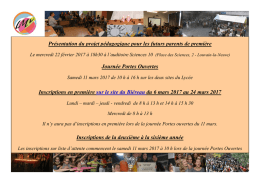 Pour le site et inscriptions