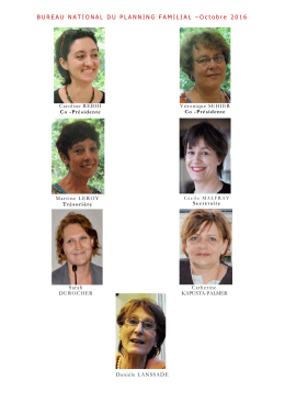 personnel de la confederation du mfpf - 2007