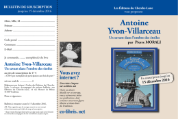 T&eacute;l&eacute;charger le bulletin de souscription - Co