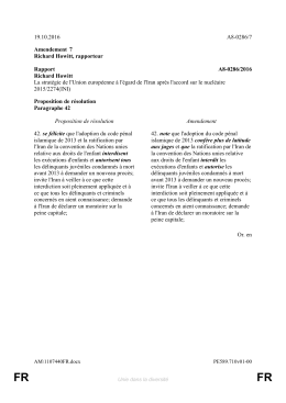 19.10.2016 A8-0286/7 Amendement 7 Richard Howitt, rapporteur