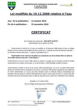 Avis public - EAU-AUT-16-0727