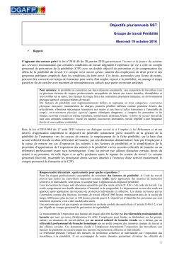 GT P&eacute;nibilit&eacute; 19 octobre 2016