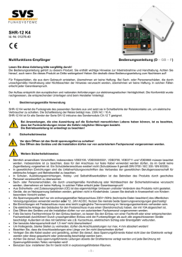 SHR-12 K4 - SVS Nachrichtentechnik