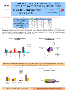 observatoire departemantal de la securite routiere de la guadel