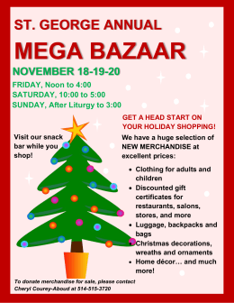 MEGA BAZAAR