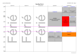 1&egrave;re Bac Pro A - Lyc&eacute;e les Buissonnets