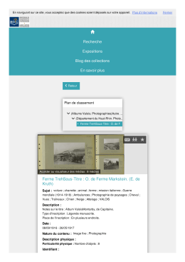 Exporter la notice d&eacute;taill&eacute;e (Maximum 250 r&eacute;sultats)
