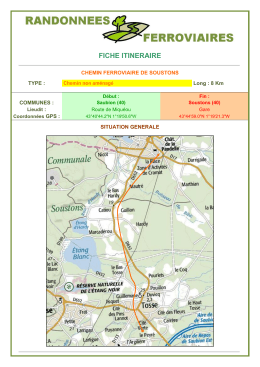fiche itineraire - Inventaires Ferroviaires De France