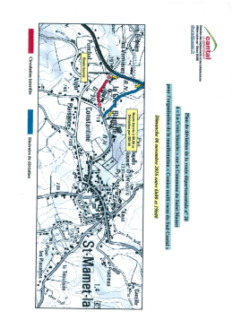 Plan de circulation - Saint-Mamet-la