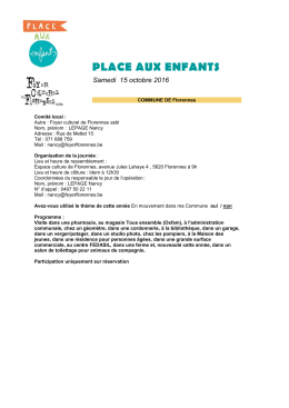 Consulter notre programme
