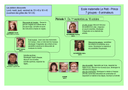 Ecole maternelle Le Petit - Prince 7 groupes - 8 animateurs