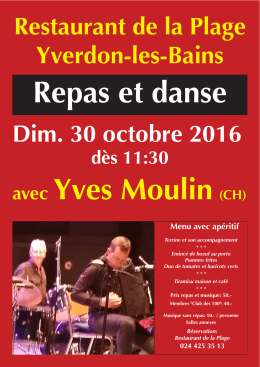 Restaurant de la Plage Yverdon-les