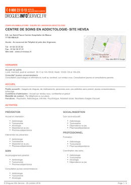 centre de soins en addictologie- site hevea