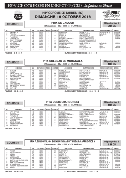 ECD R2 du Dimanche 16 oct 2016