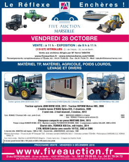 VENTE : à 11 h - Le Moniteur des Ventes