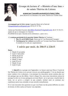 Flyer Histoire d`une &acirc;me 2016-2017