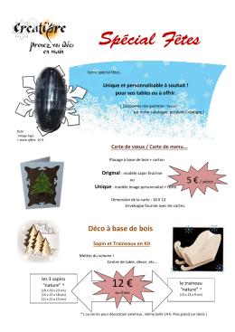 Special F&ecirc;tes