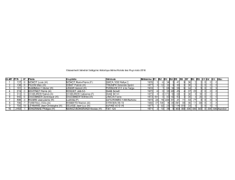 Classement Général Catégorie Historique 8ème Ronde des Puys