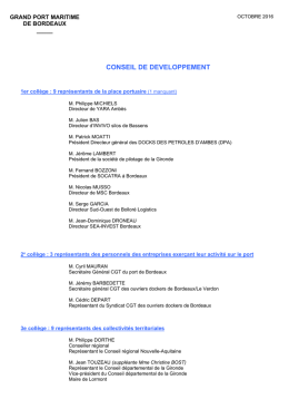 Téléchargez la liste des membres du Conseil de