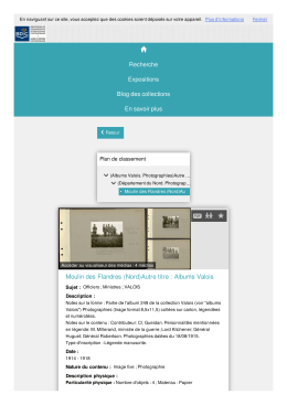 Exporter la notice d&eacute;taill&eacute;e (Maximum 250 r&eacute;sultats)