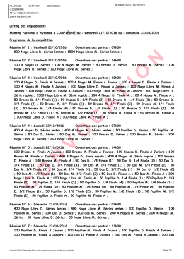 convocation - Les Infos du Sport