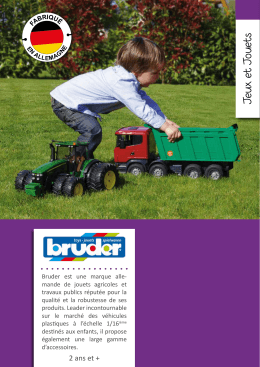 T&eacute;l&eacute;charger le catalogue BRUDER - jlm