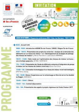 Programme - DRIEE Ile-de