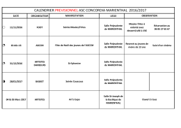 Calendrier.