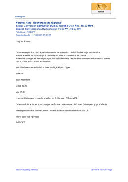 Forum: Aide - Recherche de logiciels