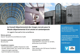 Fiche de poste en PDF