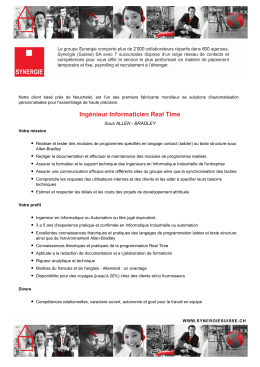 Offre d`emploi