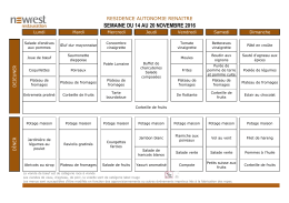 Du 14 au 20 novembre