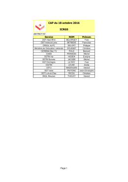 CAP du 18 octobre 2016 ICRGS