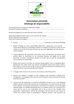 Autorisation parentale