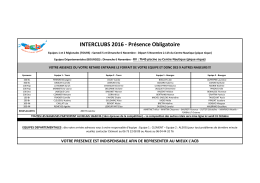 Équipes filles