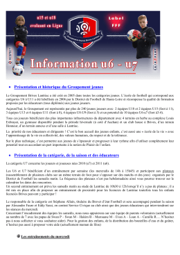 Dossier information saison u6-u7