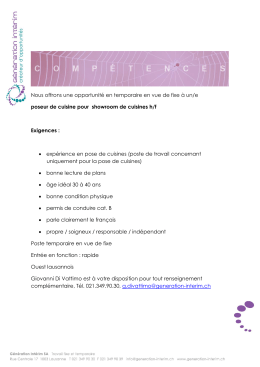 Poseur de cuisines h/f