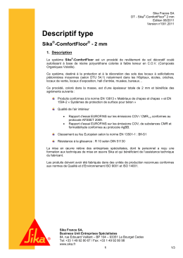 Sika ComfortFloor