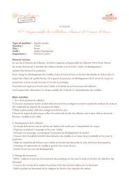 - Herm&egrave;s employeur