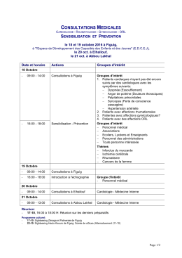 Consultations m&eacute;dicales Figuig 2016 Programme et participants 4.1