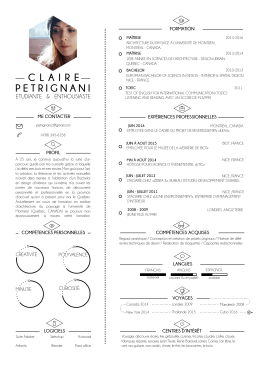 Curriculum vitae