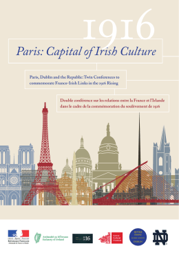 Paris: Capital of Irish Culture - 1916
