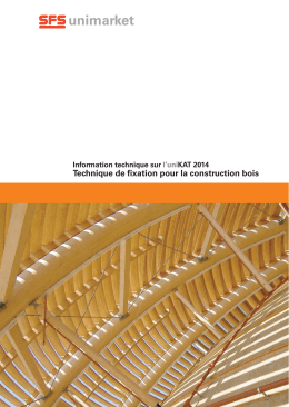 Technique de fixation pour la construction bois