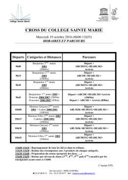 cross du college sainte marie