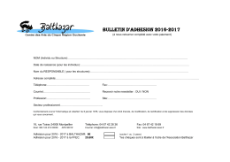 Bulletin d\`adhésion au CADC Balthazarpopulaire