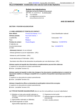 VILLE D`ENGHIEN - Amélioration des rues du Curé et des Orphelins